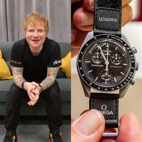 ed sheeran omega watch|ed sheeran moon watch.